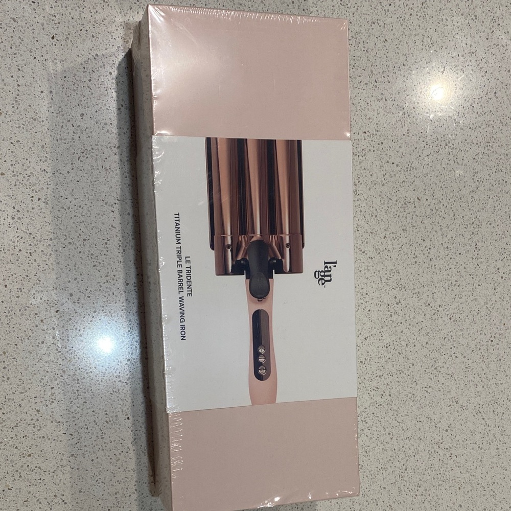 L'ange Pink Titanium Triple Barrel Waving Iron